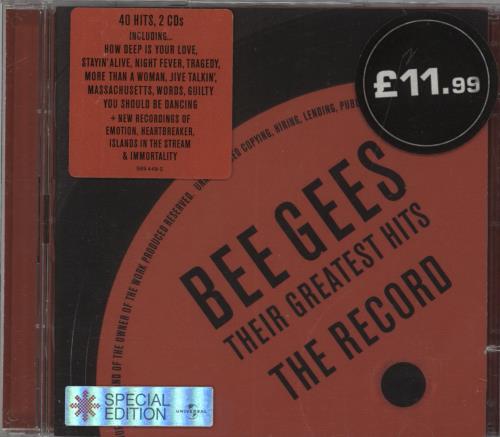 BEE GEES EXTENDED レコード Bee Gees Their Greatest Hits: The 立ち返ろ Record
